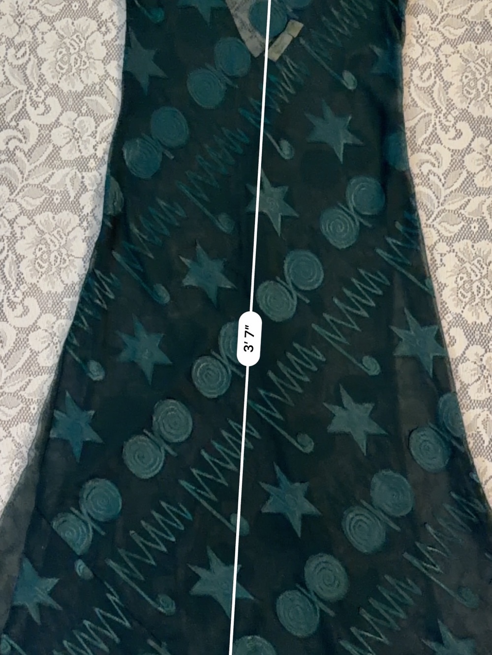 Victoria's Secret Gold Label Emerald Green Sheer Double-V Maxi Nightgown / Slip - Picture 5 of 8